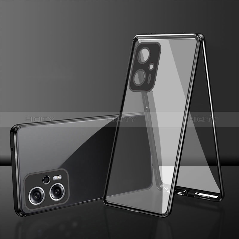 Custodia Lusso Alluminio Laterale Specchio 360 Gradi Cover per Xiaomi Poco X4 GT 5G