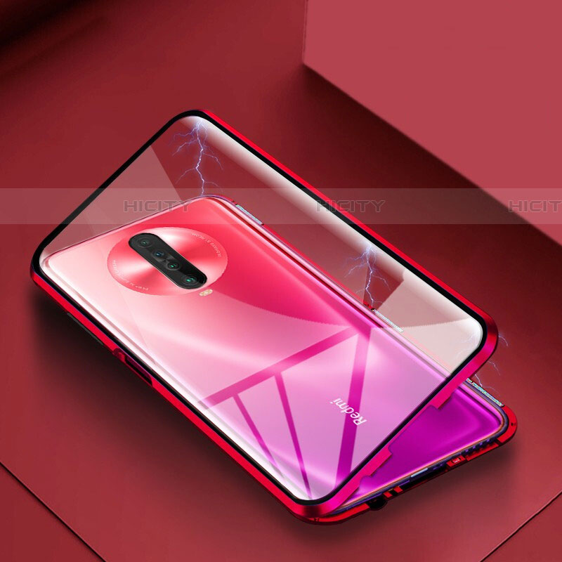 Custodia Lusso Alluminio Laterale Specchio 360 Gradi Cover per Xiaomi Redmi K30 4G