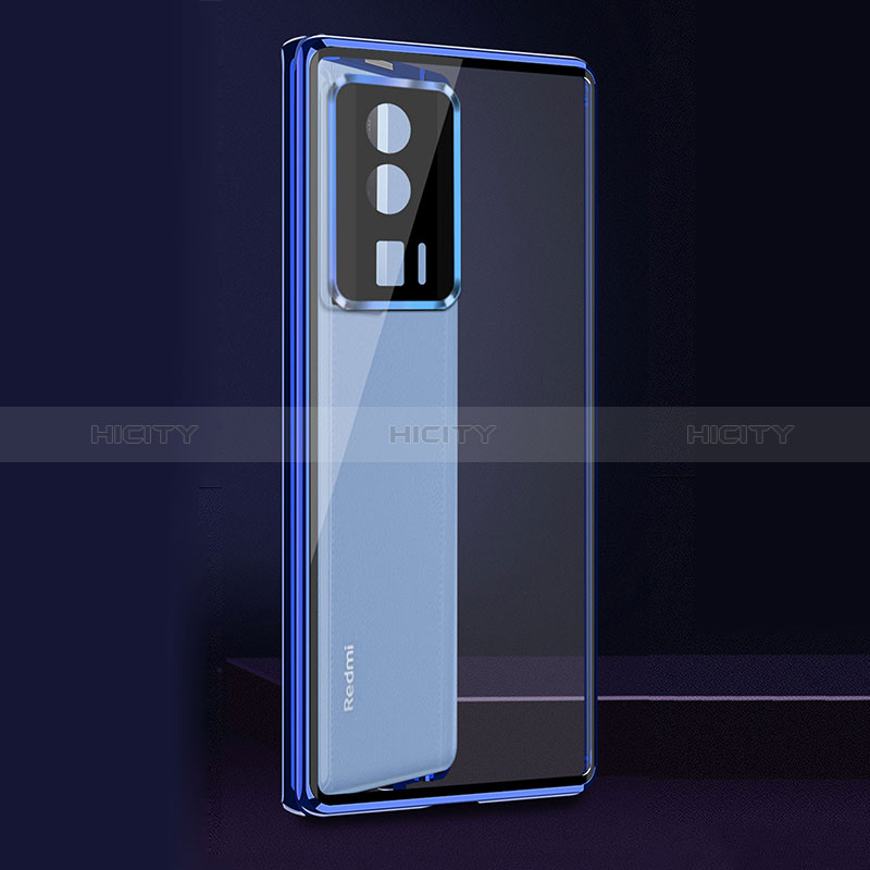 Custodia Lusso Alluminio Laterale Specchio 360 Gradi Cover per Xiaomi Redmi K60 Pro 5G