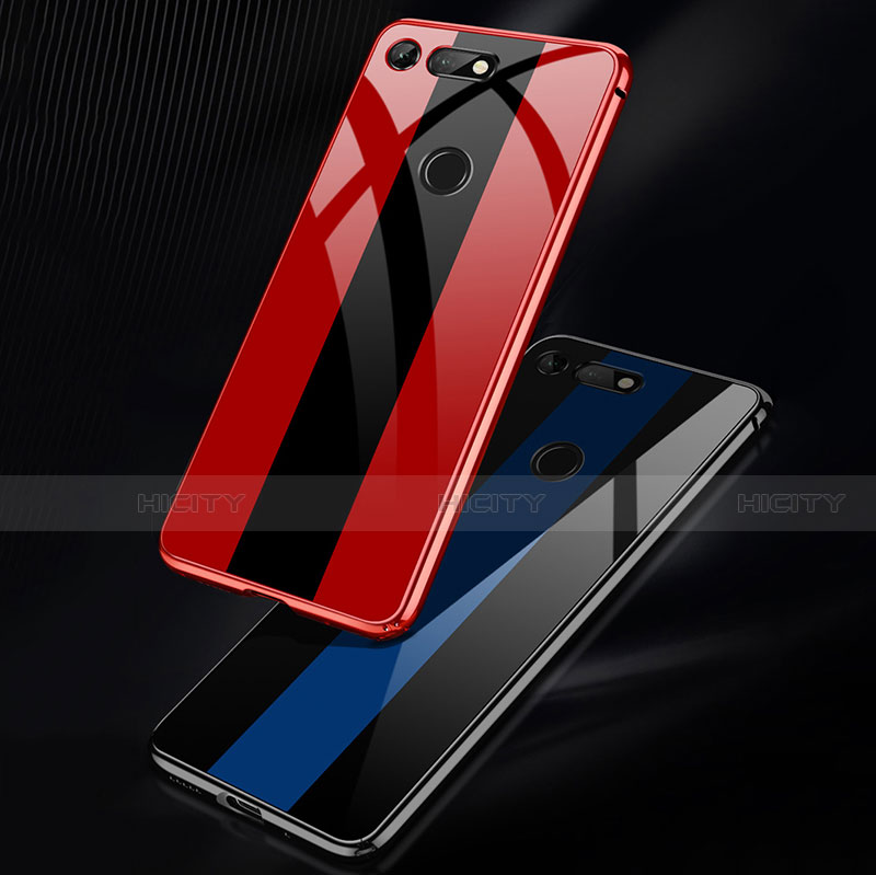 Custodia Lusso Alluminio Laterale Specchio 360 Gradi Cover T01 per Huawei Honor V20