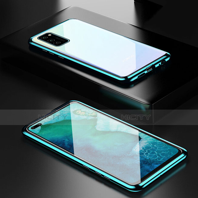 Custodia Lusso Alluminio Laterale Specchio 360 Gradi Cover T01 per Huawei Honor V30 5G