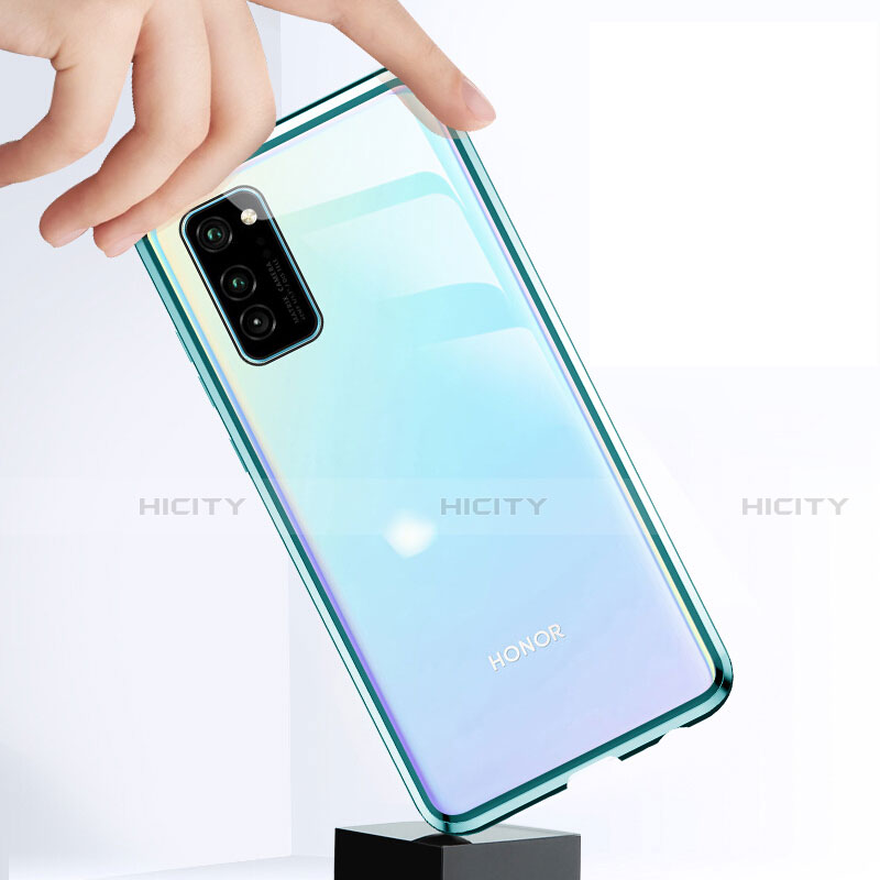 Custodia Lusso Alluminio Laterale Specchio 360 Gradi Cover T01 per Huawei Honor V30 Pro 5G