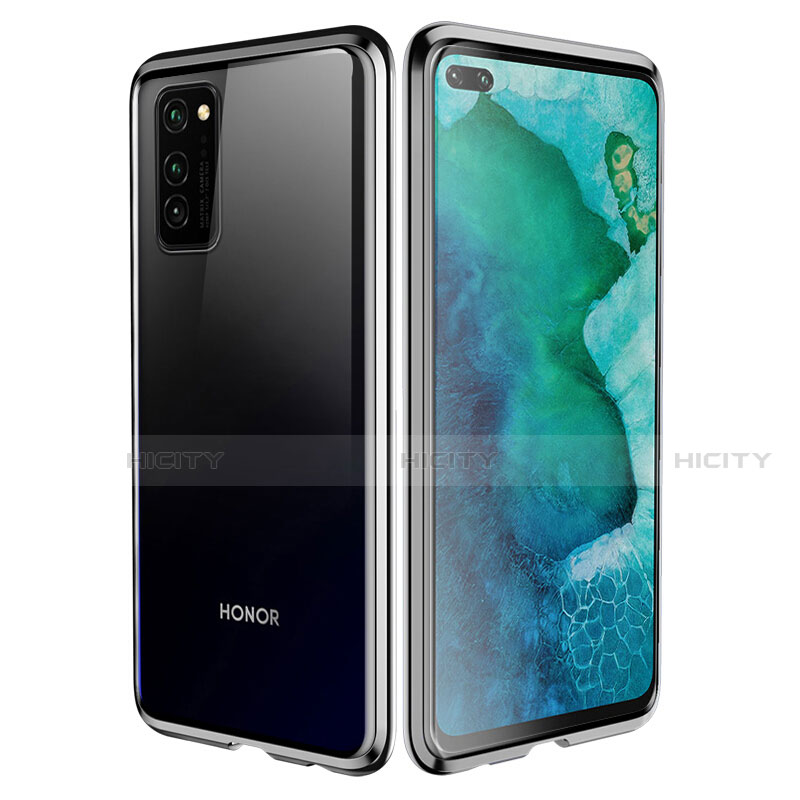 Custodia Lusso Alluminio Laterale Specchio 360 Gradi Cover T01 per Huawei Honor V30 Pro 5G