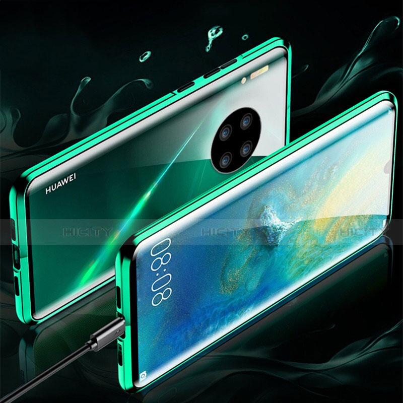 Custodia Lusso Alluminio Laterale Specchio 360 Gradi Cover T01 per Huawei Mate 30 Pro 5G