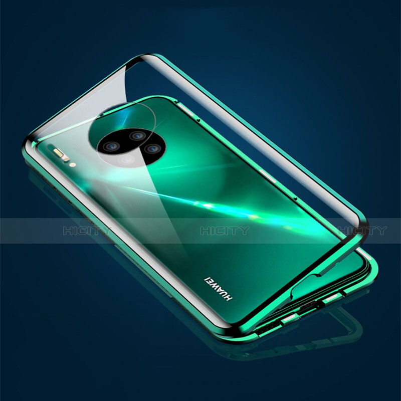 Custodia Lusso Alluminio Laterale Specchio 360 Gradi Cover T01 per Huawei Mate 30 Pro 5G