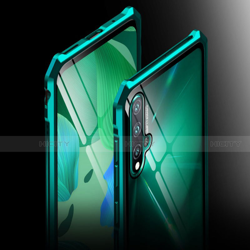 Custodia Lusso Alluminio Laterale Specchio 360 Gradi Cover T01 per Huawei Nova 5