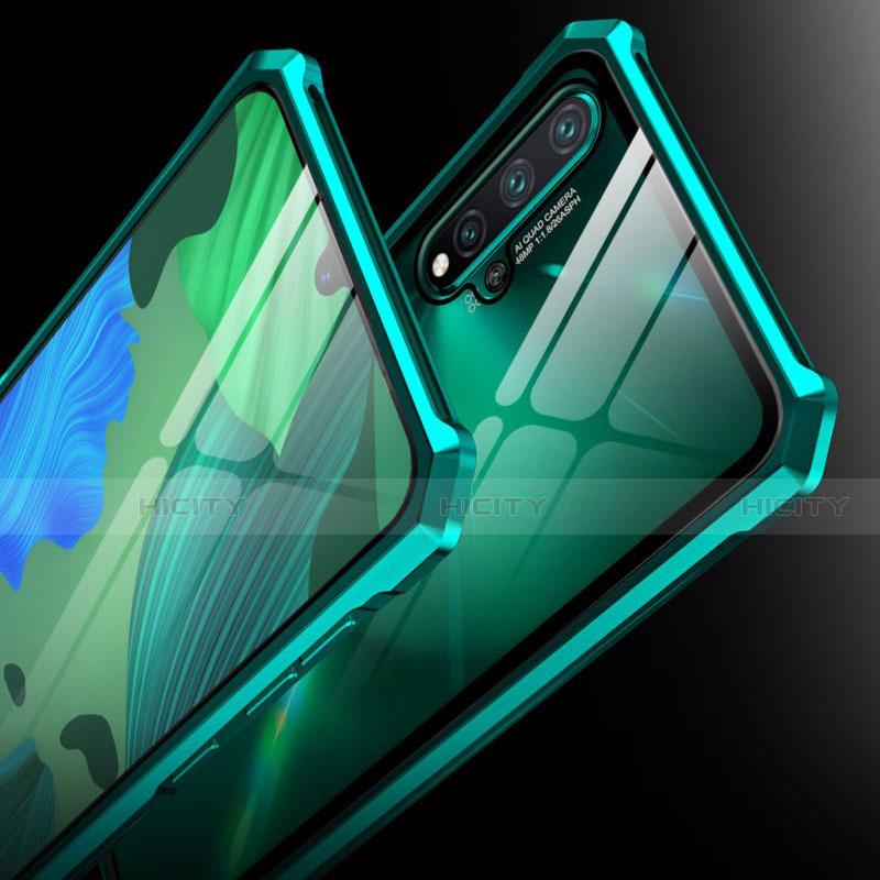 Custodia Lusso Alluminio Laterale Specchio 360 Gradi Cover T01 per Huawei Nova 5