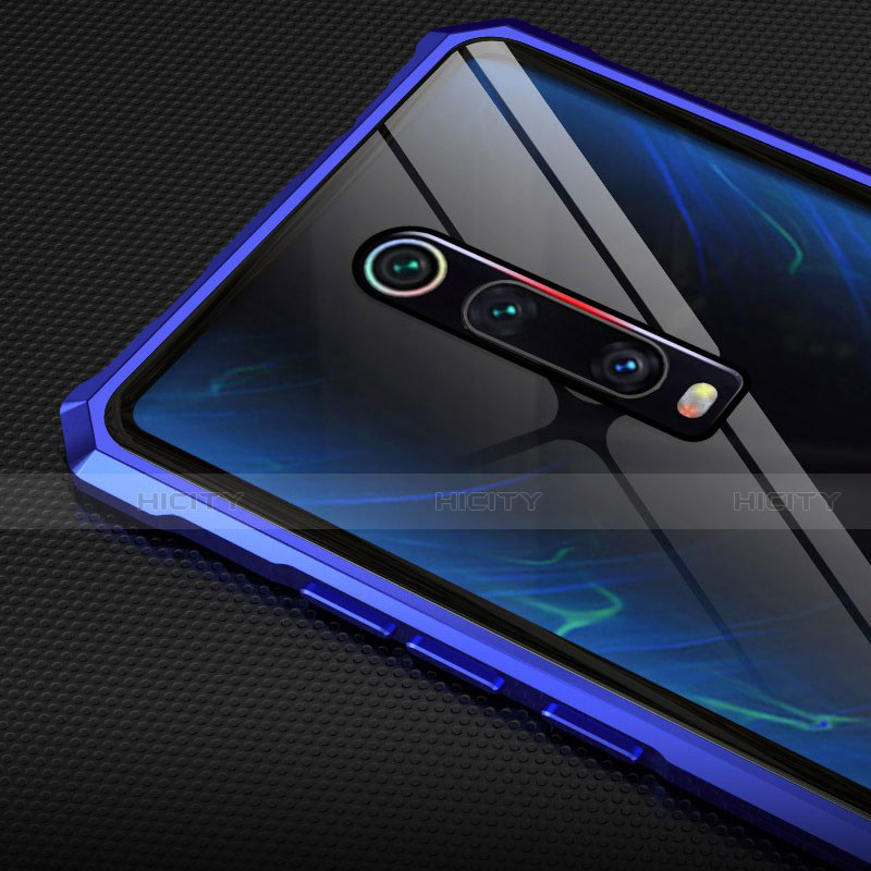 Custodia Lusso Alluminio Laterale Specchio 360 Gradi Cover T01 per Xiaomi Mi 9T Pro