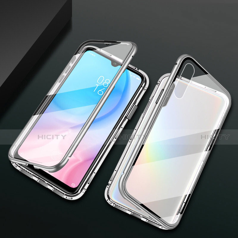 Custodia Lusso Alluminio Laterale Specchio 360 Gradi Cover T01 per Xiaomi Mi A3