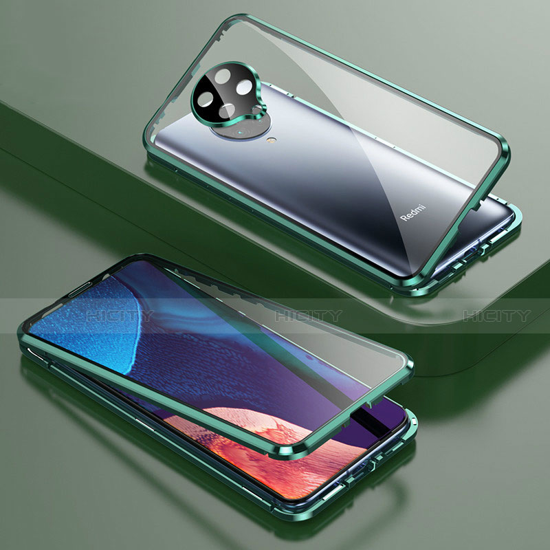 Custodia Lusso Alluminio Laterale Specchio 360 Gradi Cover T01 per Xiaomi Redmi K30 Pro Zoom