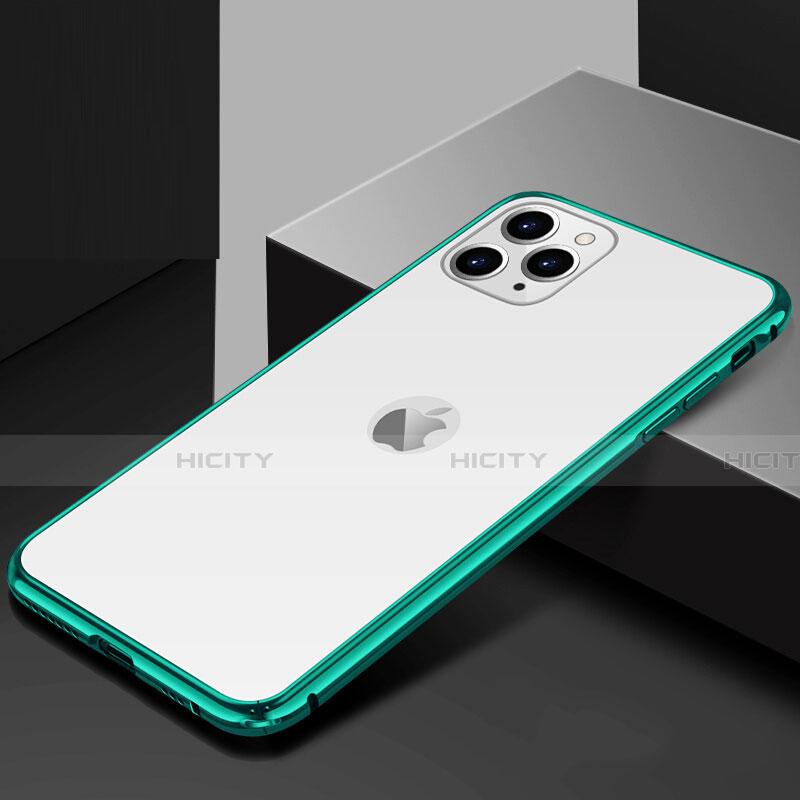 Custodia Lusso Alluminio Laterale Specchio 360 Gradi Cover T02 per Apple iPhone 11 Pro