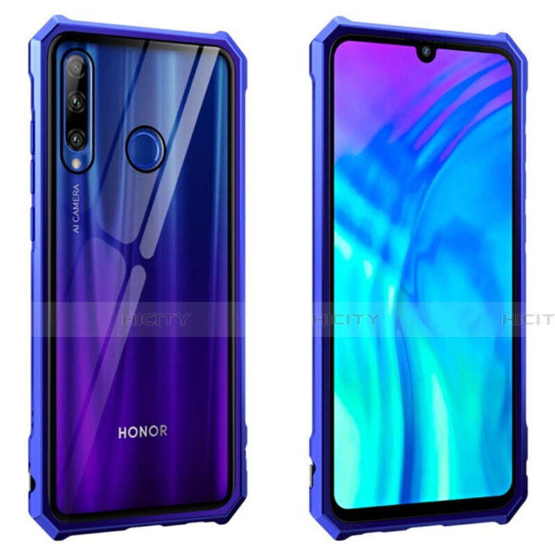 Custodia Lusso Alluminio Laterale Specchio 360 Gradi Cover T02 per Huawei Honor 20E