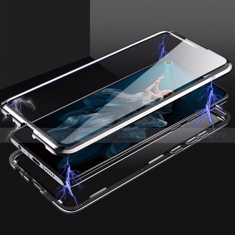 Custodia Lusso Alluminio Laterale Specchio 360 Gradi Cover T02 per Huawei Nova 5T