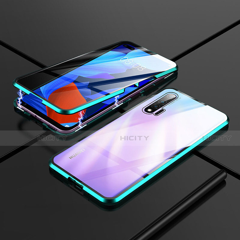 Custodia Lusso Alluminio Laterale Specchio 360 Gradi Cover T02 per Huawei Nova 6 5G