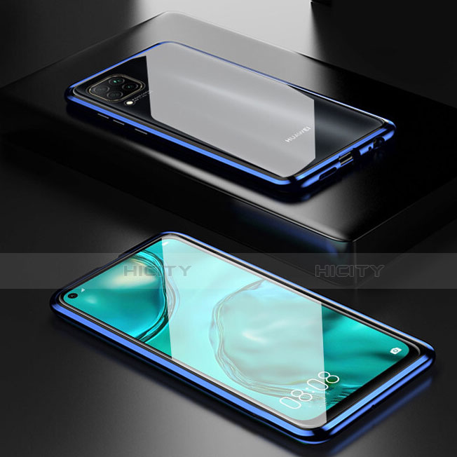 Custodia Lusso Alluminio Laterale Specchio 360 Gradi Cover T02 per Huawei Nova 6 SE