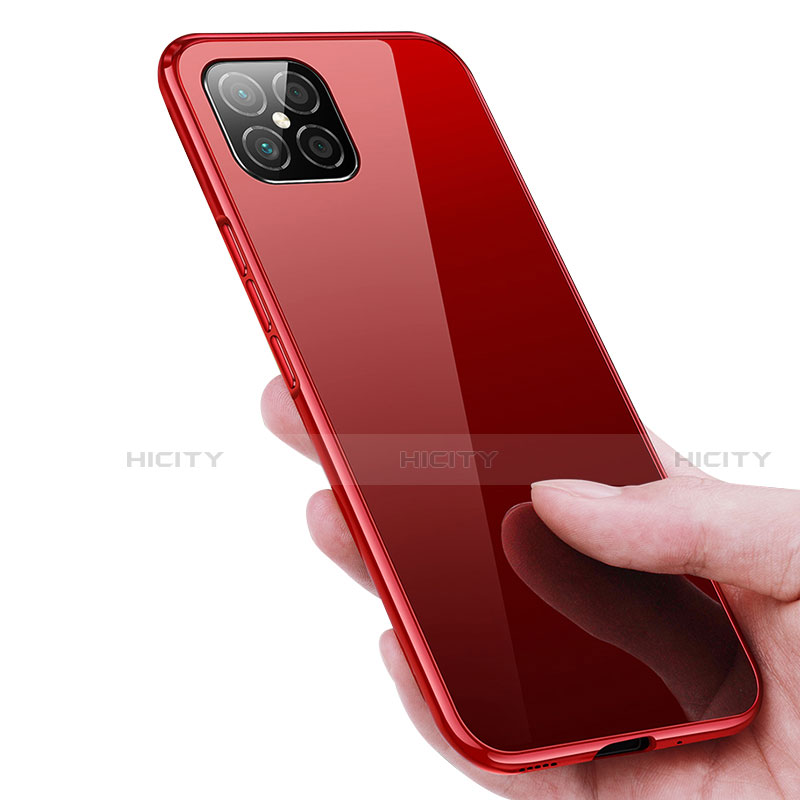 Custodia Lusso Alluminio Laterale Specchio 360 Gradi Cover T02 per Huawei Nova 8 SE 5G