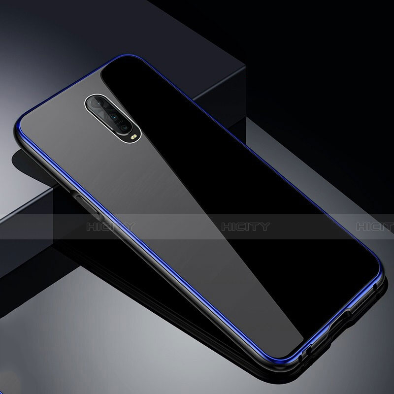 Custodia Lusso Alluminio Laterale Specchio 360 Gradi Cover T02 per Oppo R17 Pro