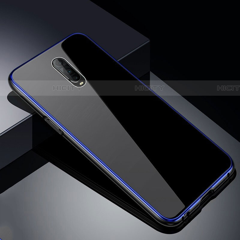 Custodia Lusso Alluminio Laterale Specchio 360 Gradi Cover T02 per Oppo RX17 Pro