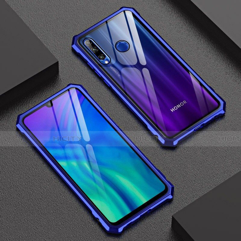 Custodia Lusso Alluminio Laterale Specchio 360 Gradi Cover T03 per Huawei Honor 20E