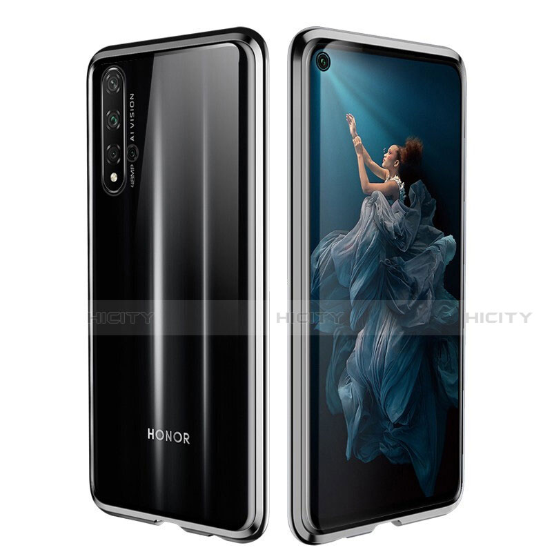 Custodia Lusso Alluminio Laterale Specchio 360 Gradi Cover T03 per Huawei Nova 5T