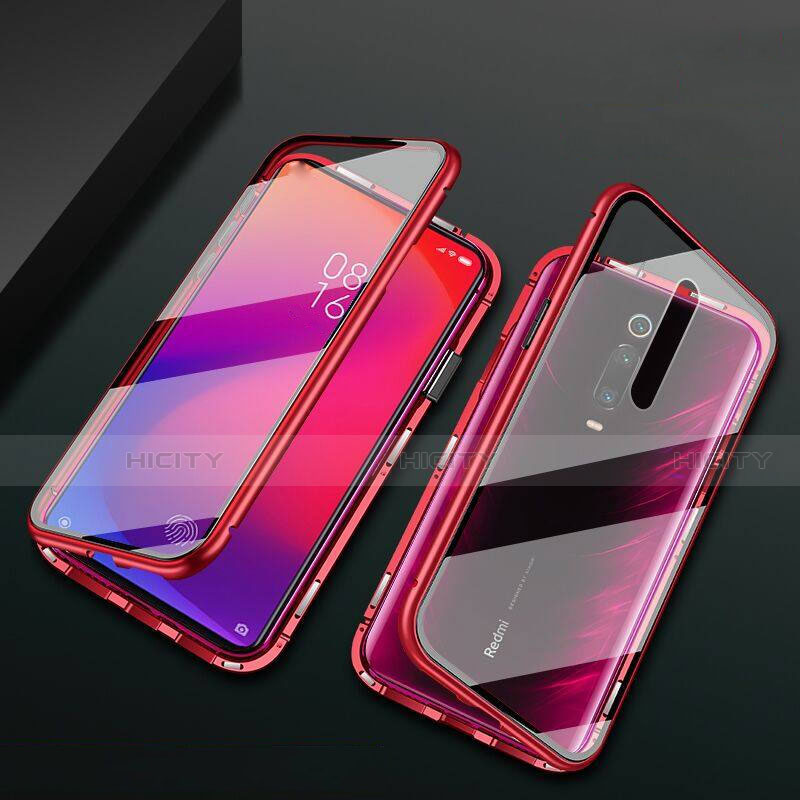 Custodia Lusso Alluminio Laterale Specchio 360 Gradi Cover T03 per Xiaomi Mi 9T