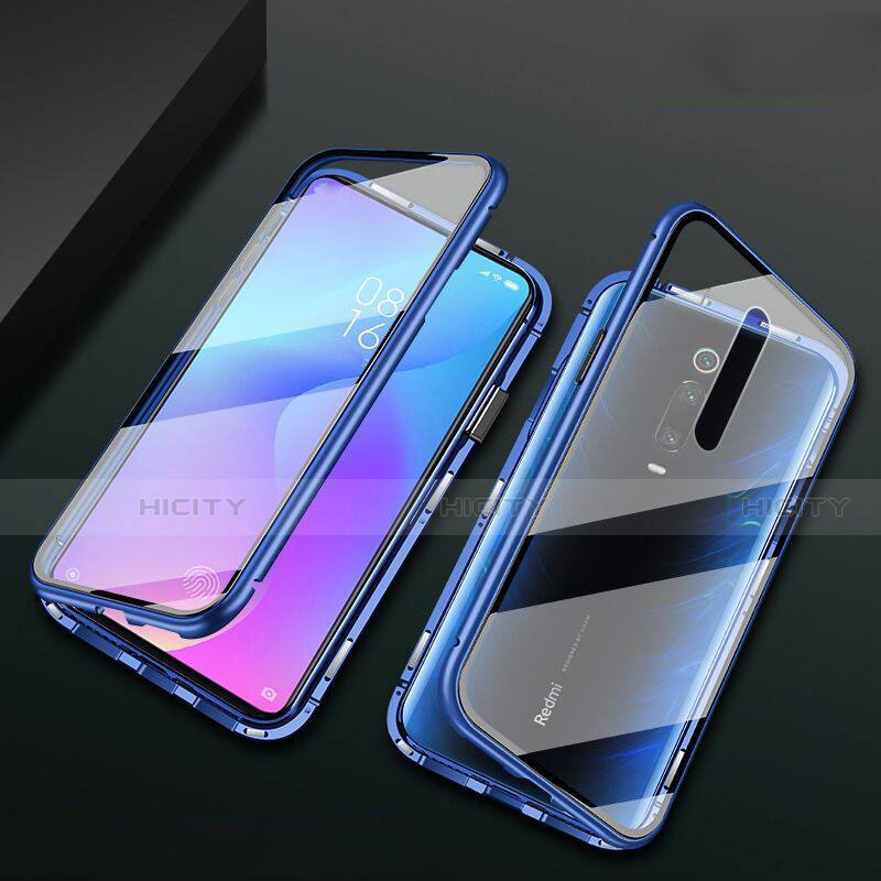 Custodia Lusso Alluminio Laterale Specchio 360 Gradi Cover T03 per Xiaomi Mi 9T