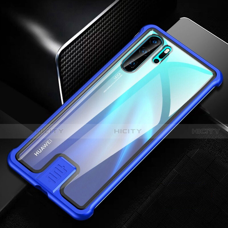 Custodia Lusso Alluminio Laterale Specchio 360 Gradi Cover T04 per Huawei P30 Pro