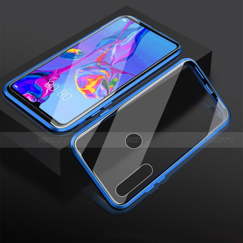 Custodia Lusso Alluminio Laterale Specchio 360 Gradi Cover T05 per Huawei Honor 10i