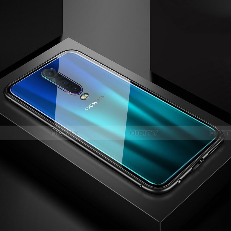 Custodia Lusso Alluminio Laterale Specchio 360 Gradi Cover T05 per Oppo R17 Pro