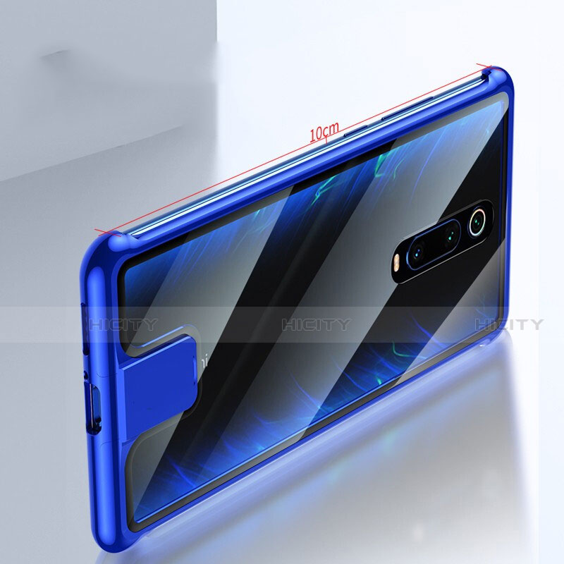 Custodia Lusso Alluminio Laterale Specchio 360 Gradi Cover T05 per Xiaomi Mi 9T Pro