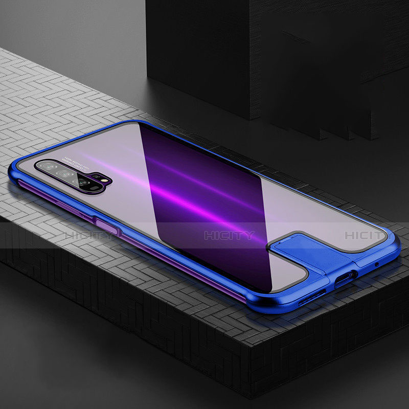 Custodia Lusso Alluminio Laterale Specchio 360 Gradi Cover T06 per Huawei Honor 20 Pro