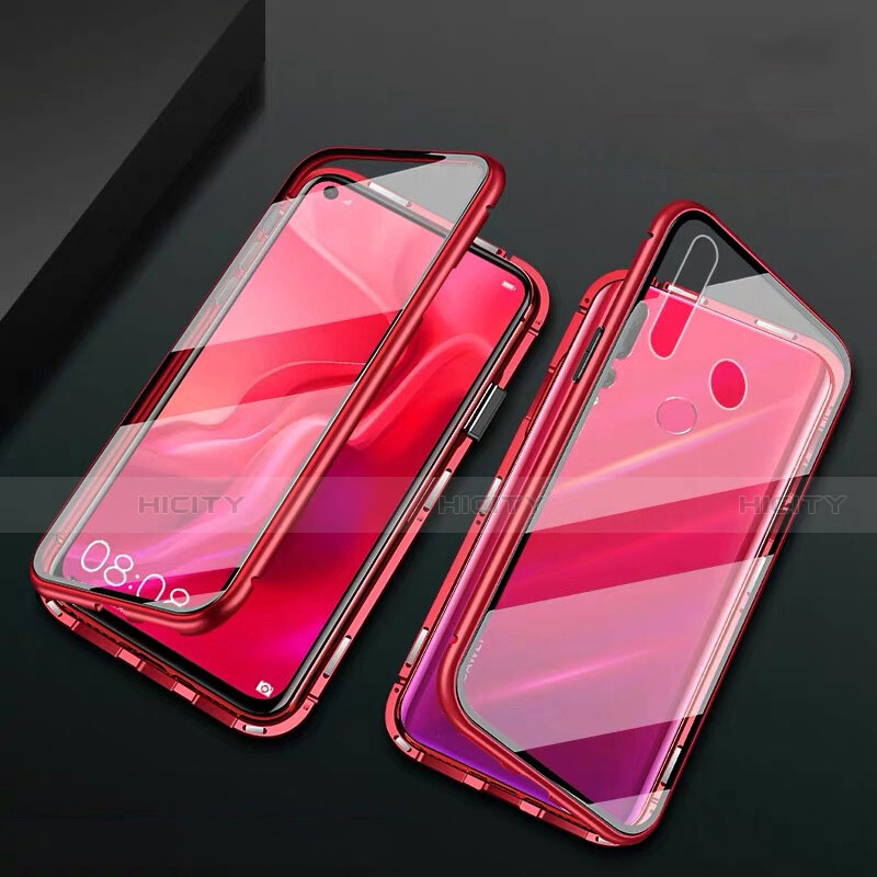 Custodia Lusso Alluminio Laterale Specchio 360 Gradi Cover T06 per Huawei Nova 4e