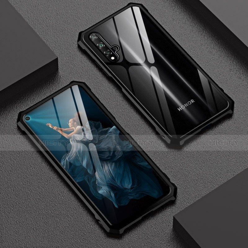 Custodia Lusso Alluminio Laterale Specchio 360 Gradi Cover T06 per Huawei Nova 5T