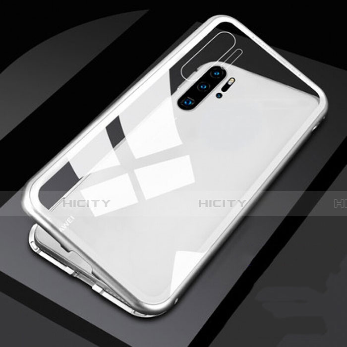 Custodia Lusso Alluminio Laterale Specchio 360 Gradi Cover T06 per Huawei P30 Pro New Edition