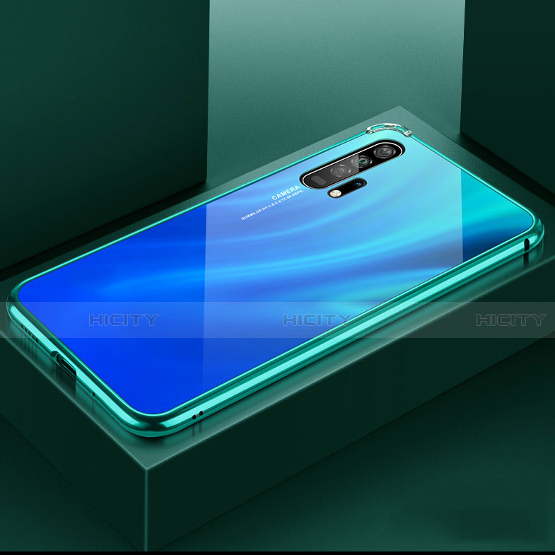 Custodia Lusso Alluminio Laterale Specchio 360 Gradi Cover T07 per Huawei Honor 20 Pro