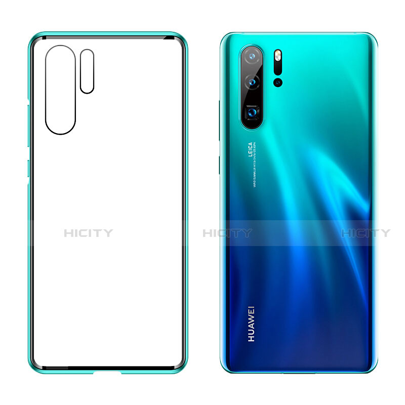 Custodia Lusso Alluminio Laterale Specchio 360 Gradi Cover T07 per Huawei P30 Pro