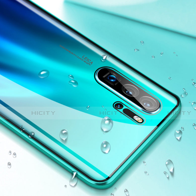 Custodia Lusso Alluminio Laterale Specchio 360 Gradi Cover T07 per Huawei P30 Pro