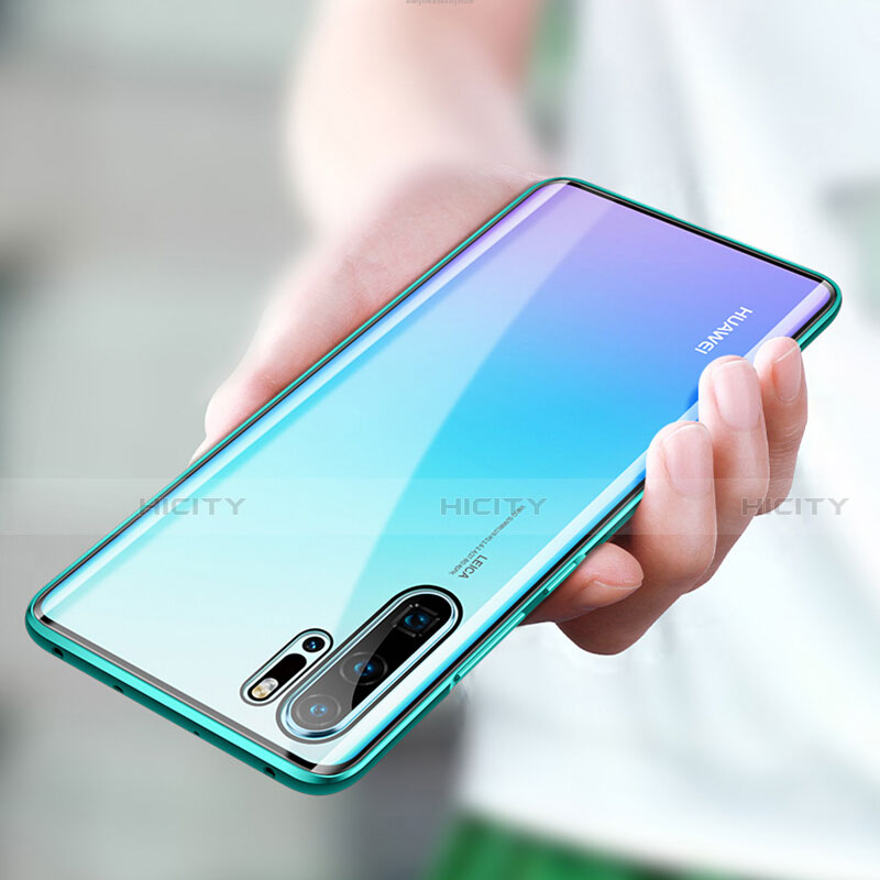 Custodia Lusso Alluminio Laterale Specchio 360 Gradi Cover T07 per Huawei P30 Pro New Edition