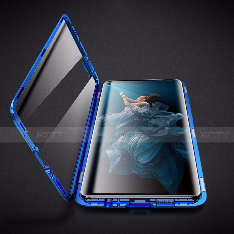 Custodia Lusso Alluminio Laterale Specchio 360 Gradi Cover T08 per Huawei Honor 20S