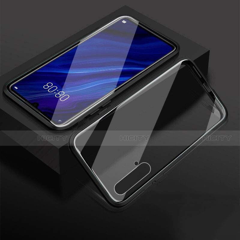 Custodia Lusso Alluminio Laterale Specchio 360 Gradi Cover T08 per Huawei Nova 5