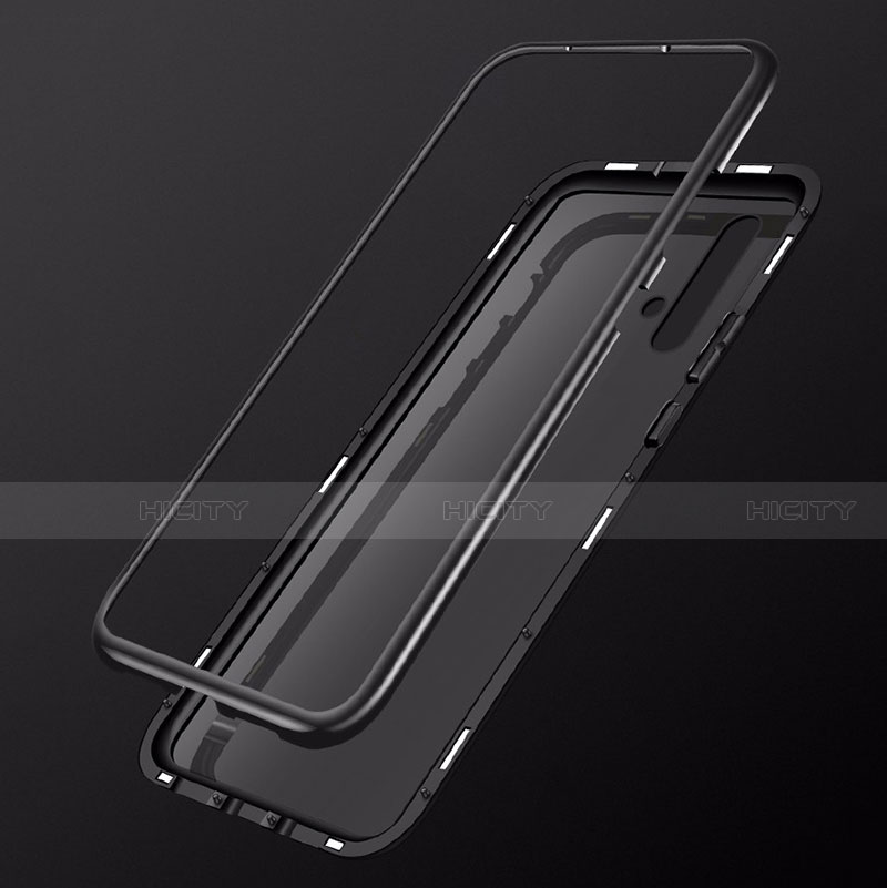 Custodia Lusso Alluminio Laterale Specchio 360 Gradi Cover T10 per Huawei Nova 5