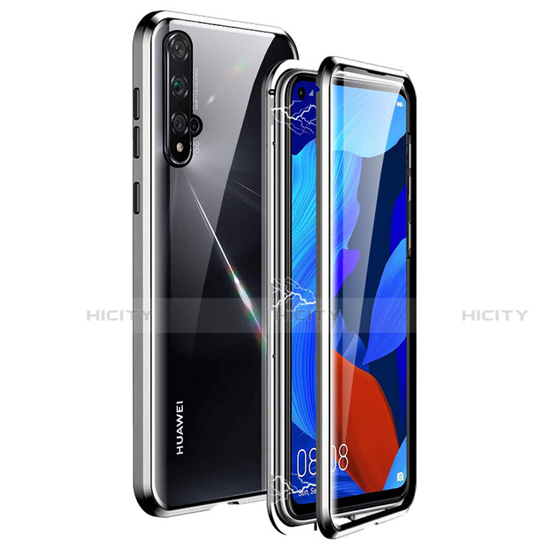 Custodia Lusso Alluminio Laterale Specchio 360 Gradi Cover T11 per Huawei Honor 20