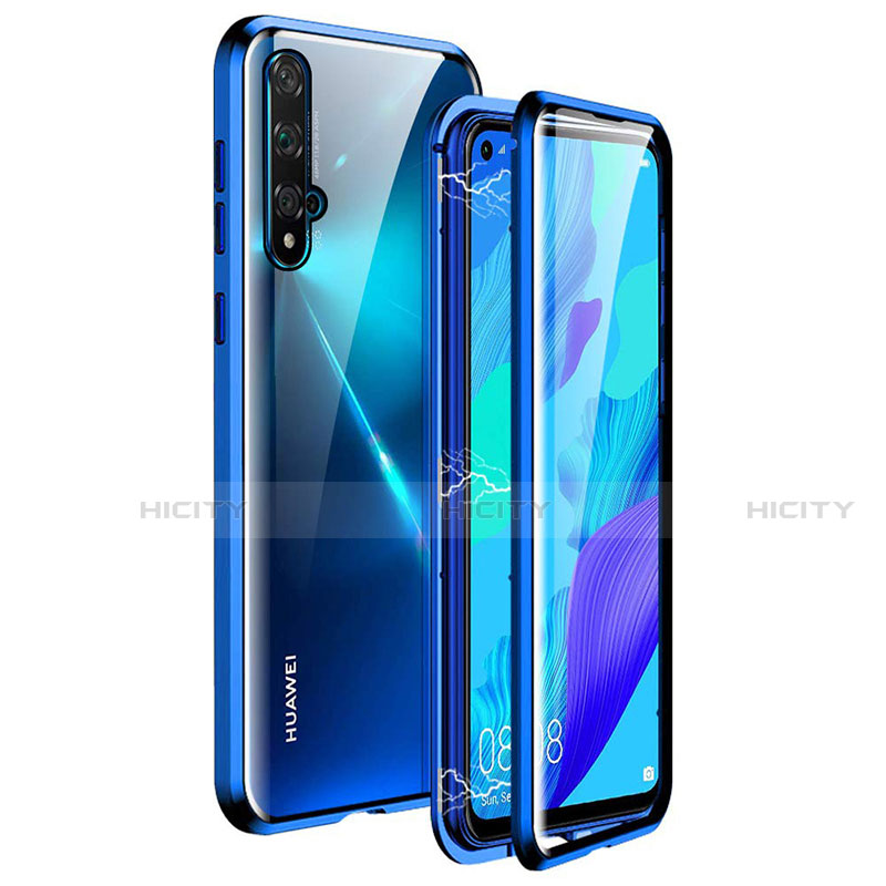 Custodia Lusso Alluminio Laterale Specchio 360 Gradi Cover T11 per Huawei Honor 20S