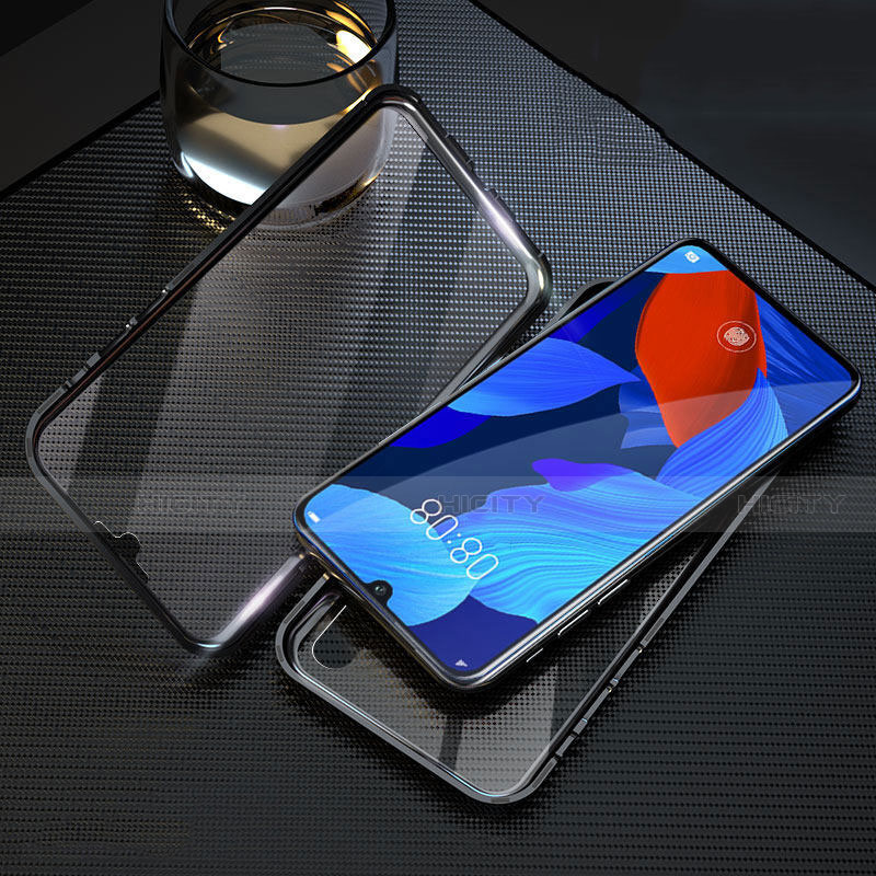 Custodia Lusso Alluminio Laterale Specchio 360 Gradi Cover T11 per Huawei Nova 5