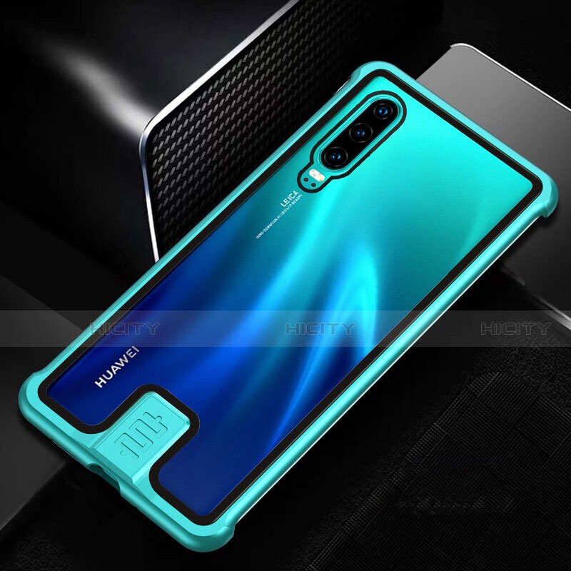 Custodia Lusso Alluminio Laterale Specchio 360 Gradi Cover T11 per Huawei P30