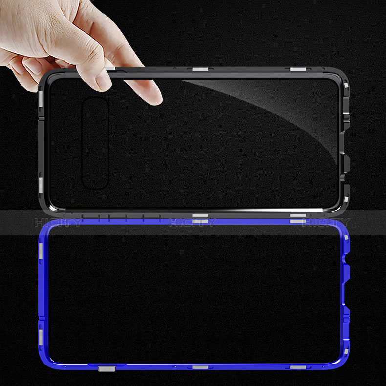 Custodia Lusso Alluminio Laterale Specchio Cover A01 per Samsung Galaxy S10 Plus