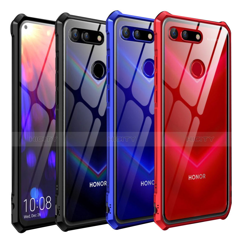 Custodia Lusso Alluminio Laterale Specchio Cover M01 per Huawei Honor V20