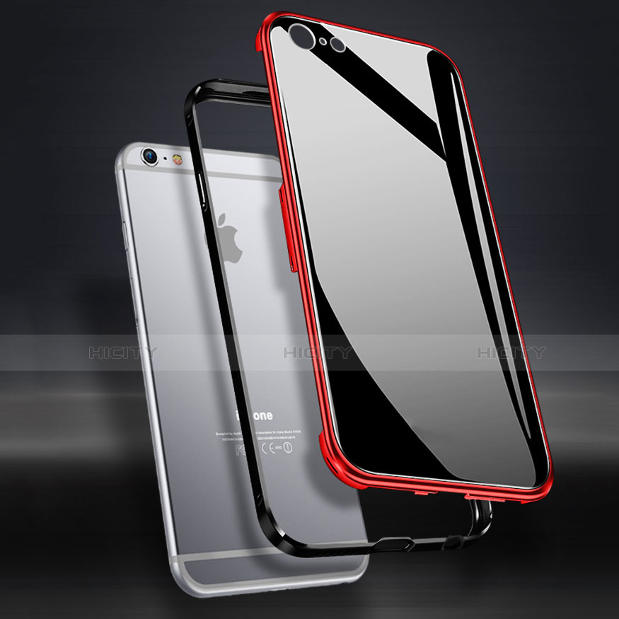 Custodia Lusso Alluminio Laterale Specchio Cover per Apple iPhone 6 Plus