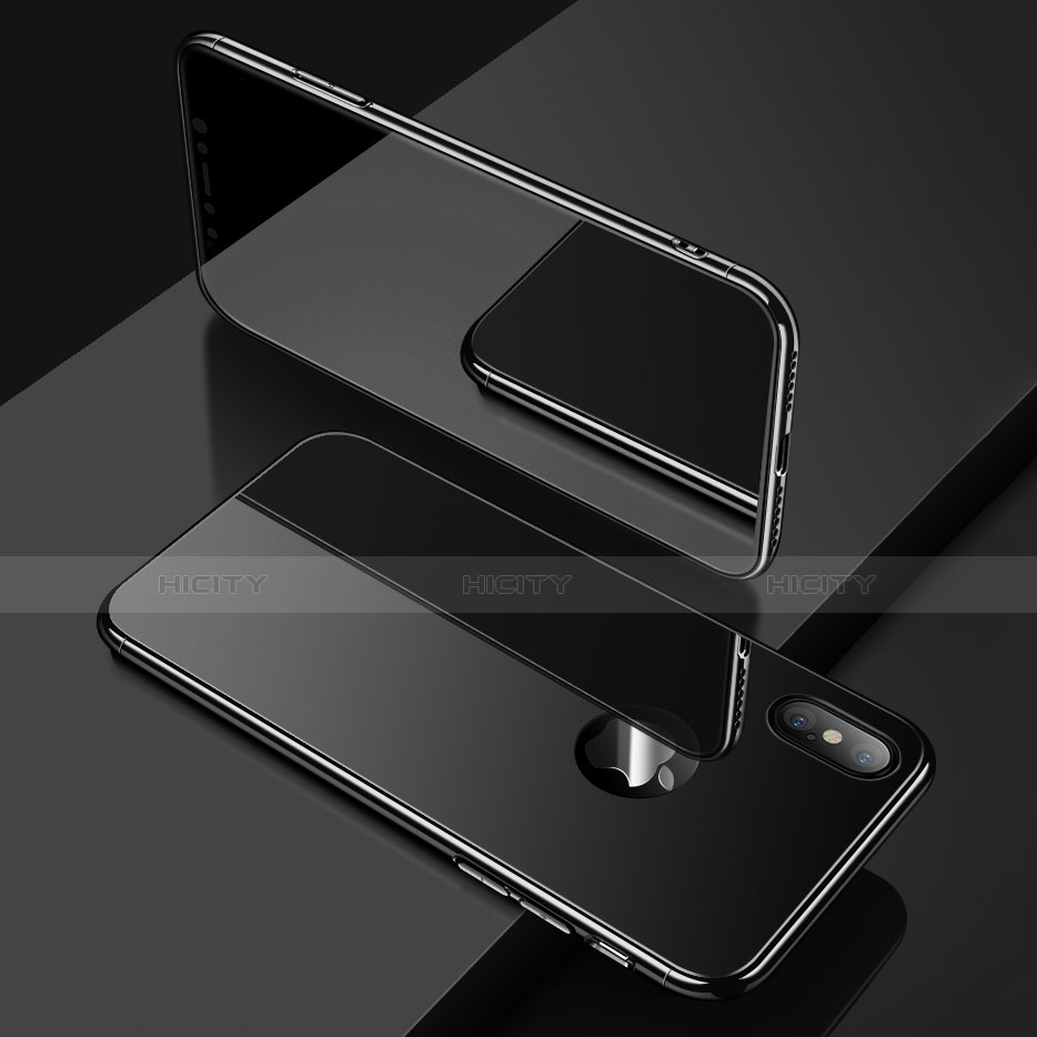 Custodia Lusso Alluminio Laterale Specchio Cover per Apple iPhone X