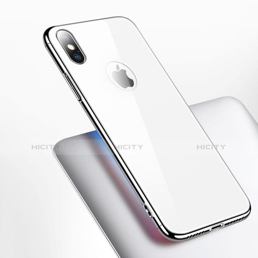 Custodia Lusso Alluminio Laterale Specchio Cover per Apple iPhone Xs